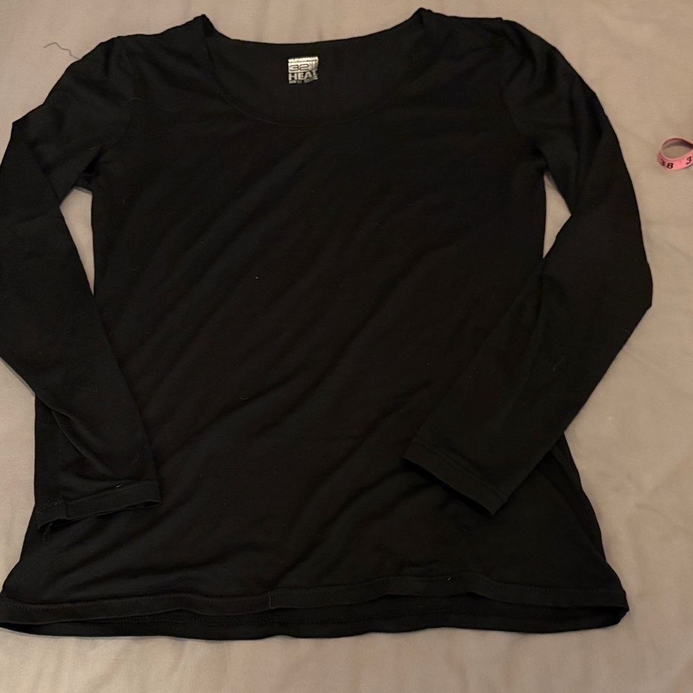 Black Long Sleeve (thermal-like)  Top